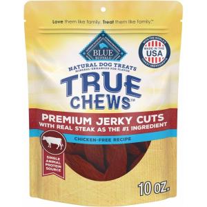Blue Buffalo True Chews Premium Jerky Cuts Natural Dog Treats, Chicken, 22 oz bag(Steak)