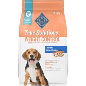 Blue Buffalo True Solutions Weight Control Natural Dry Dog Food for Adult Dogs, Chicken, 11-lb. Bag(Chicken)