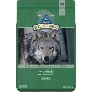 Blue Buffalo Wilderness Adult High-Protein Dry Dog Food with Real Chicken, Grain-Free, Made in the USA with Natural Ingredients, Chicken, 24-lb Bag(Duck  Grain Free)
