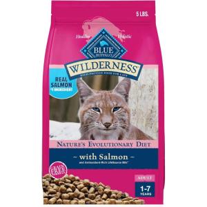 Blue Buffalo Wilderness Natural Adult Dry Cat Food, High-Protein and Grain-Free Diet, Supports Healthy Muscle Development and a Healthy Immune System, Chicken, 12-lb. Bag(5 Pound (Pack of 1))