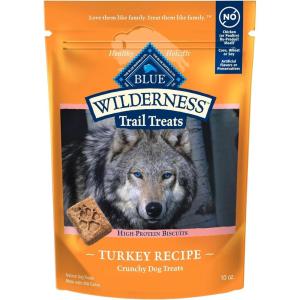 Blue Buffalo Wilderness Variety Pack Dog Treats Made with Natural Ingredients Duck Turkey & Salmon(Turkey)