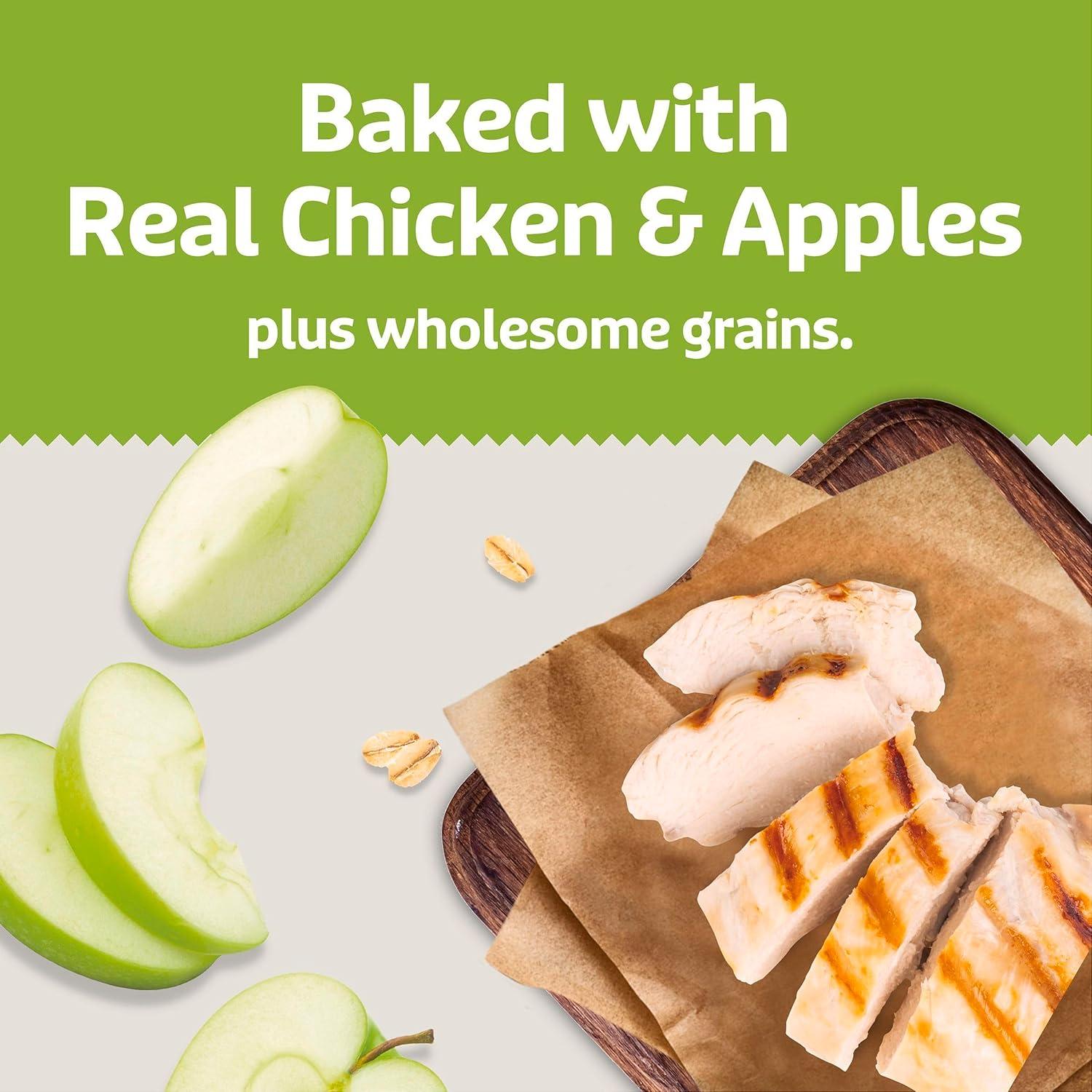 imageBlue Buffalo Soft amp Chewy Health Bars Baked with Real Chicken amp Coconut Natural Dog Treats MineralEnhanced for Flavor 9 oz BagChicken Apples