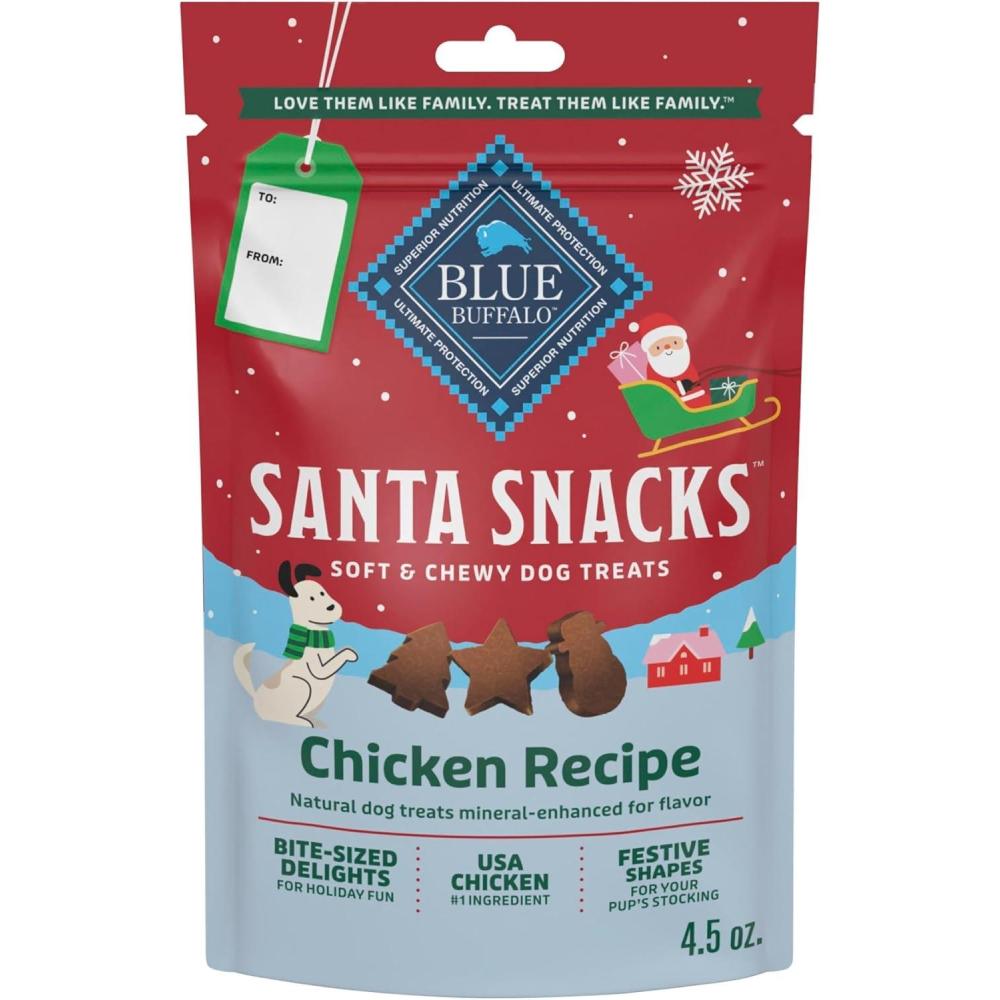 imageBlue Buffalo Health Bars Mini Crunchy Dog Biscuits OvenBaked with Natural Ingredients Bacon Egg amp Cheese 16oz BagSanta Snacks  Oatmeal  Cinnamon
