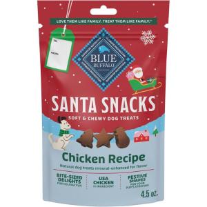 Blue Buffalo Health Bars Mini Crunchy Dog Biscuits, Oven-Baked with Natural Ingredients, Bacon, Egg & Cheese, 16-oz Bag(Santa Snacks – Oatmeal & Cinnamon)