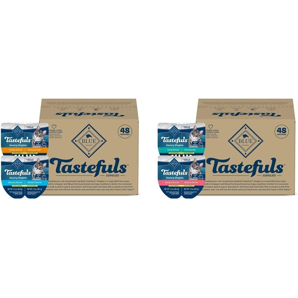 image:imageBlue Buffalo Tastefuls Singles Variety Pack 48ct  12 of Each Flavor
